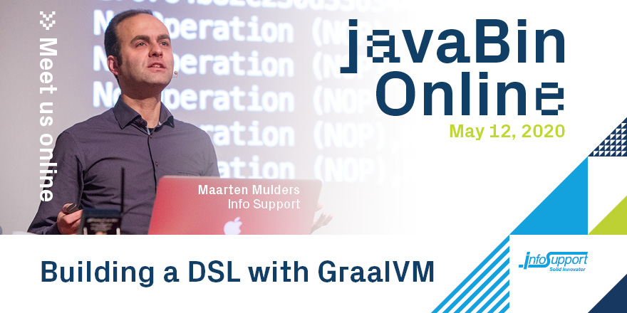 InfoSupportBV's tweet image. You don’t have to travel to Oslo for the #javaBin session by @mthmulders on #GraalVM, you can follow it online! More info: bit.ly/2LgVon3
#norway #javavm #dsl #brainfuck