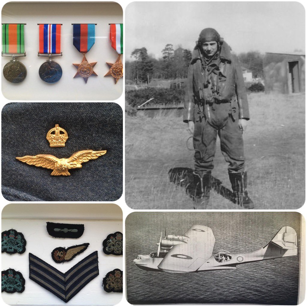 Remembering my Grandfather, whom I never met. Henry Rudkin, served in the RAF as aircrew in Catalinas and Sunderland Flying Boats #VEDay #VEDay75 #VEDay2020 #VEDayAtHome #LestWeForget #HappyVE #75thAnniversary #WeThankYou #ToThoseWhoGaveSoMuch #WorldWarII #VictoryinEurope