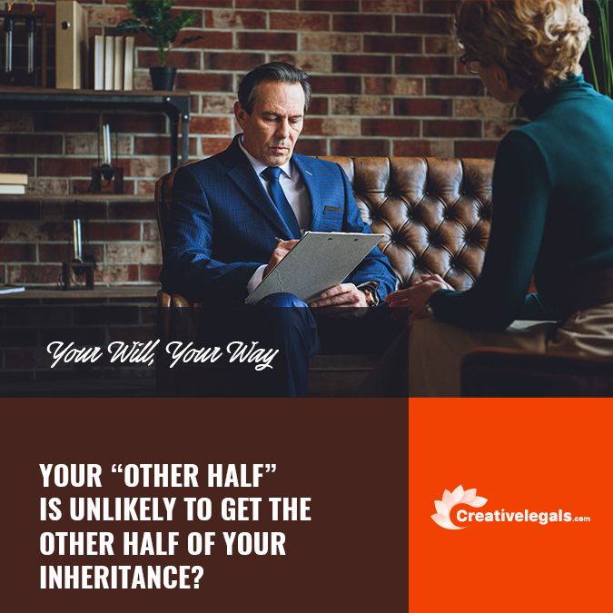 Creativelegals2's tweet photo. Your “other half” is unlikely to get the other half of your inheritance.
https://t.co/5yKXsQwuof #YourWill #YourWay #CreativeLegals #EstatePlanning https://t.co/JGXvAbVcIF