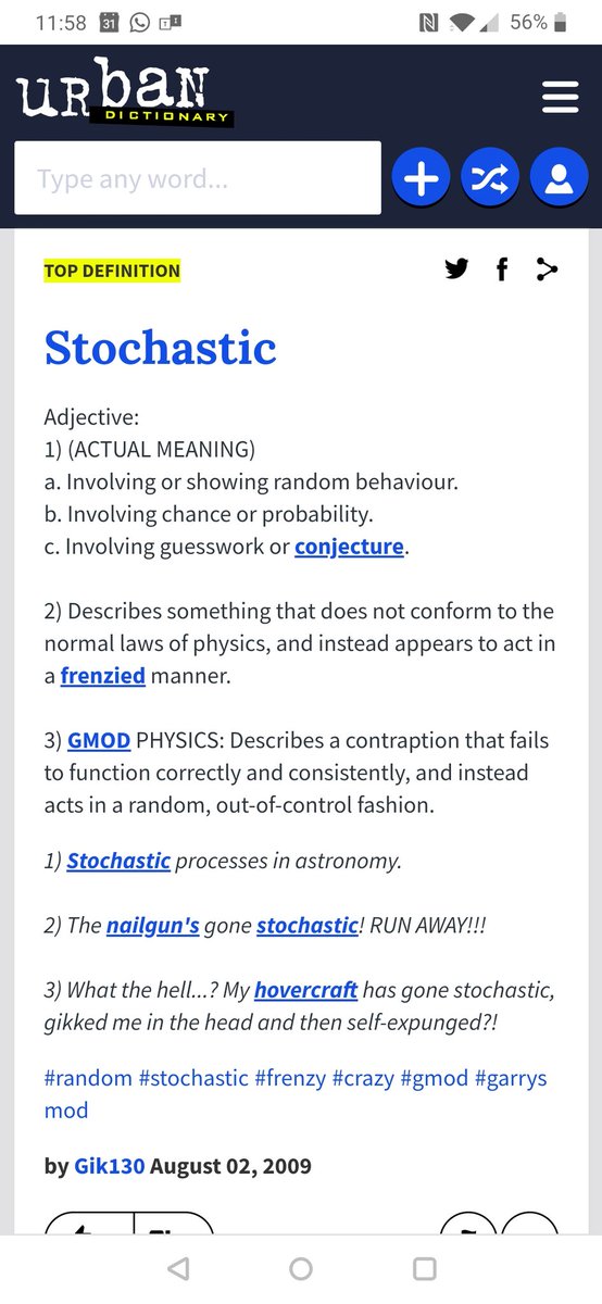 jamesmfahy's tweet photo. @ClarkeMicah I rather like the 3rd definition of 'stochastic' as given by Urban Dictionary, the primary lexicon of England. I feel it describes the Imperial model fairly.
#coronavirus #lockdown #ProfessorLockdown https://t.co/7o92Vq0XNl