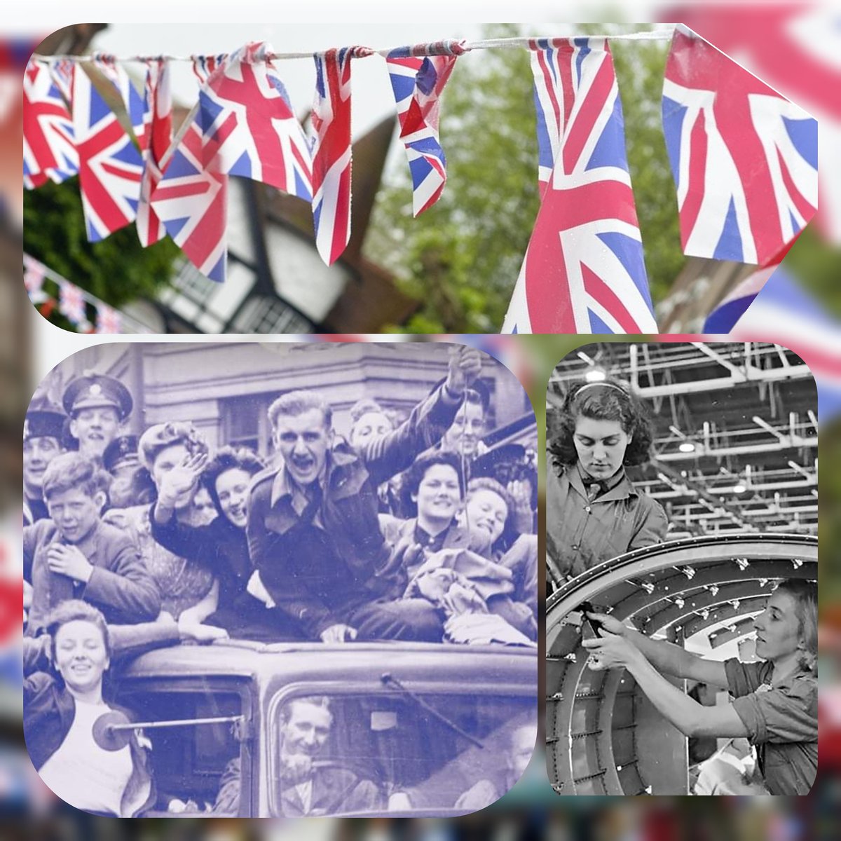 75 years ago, millions of people took to the streets to celebrate peace and share hope for the future. Today we celebrate again, in memory of those who gave so much to ensure we enjoy the freedoms we have today. Thank you! 🇬🇧 🇬🇧 🇬🇧 🇬🇧 🇬🇧 🇬🇧 🇬🇧 
#veday #celebrate #reflection