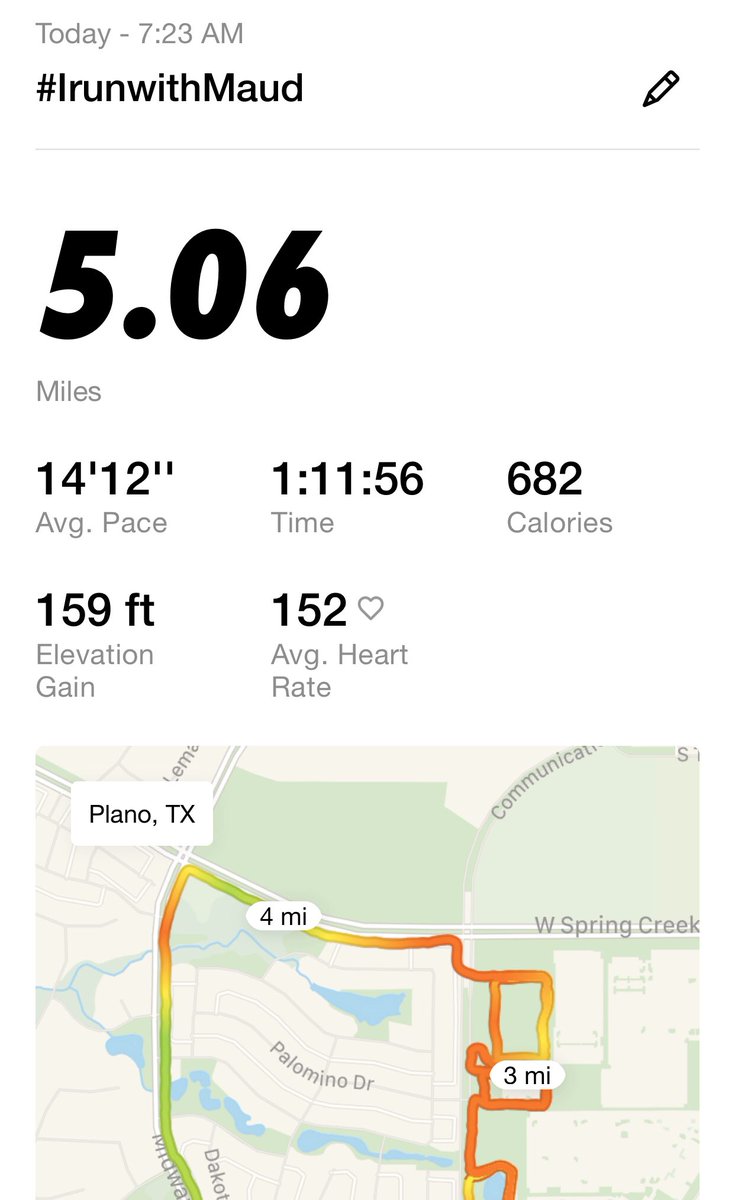 lerenyaew's tweet photo. I wanted to double my route because a young King couldn’t finish his. #IRunwithAhmaud #IrunwithMaud https://t.co/QGbv9RnIew