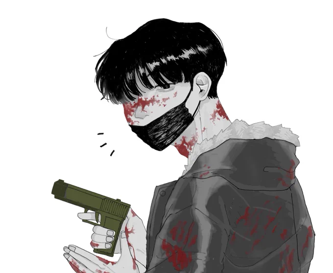 #btsfanart #BTS #jhope #hoseok
殺人鬼ホソクさん 