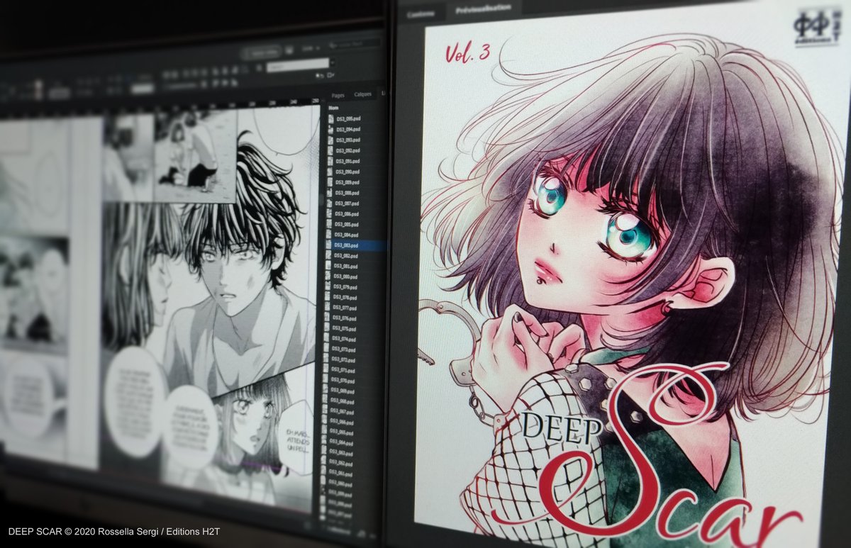EditionsH2T's tweet photo. [✨PREVIEW✨] En attendant la sortie du prochain tome de #DeepScar, voici un aperçu de la couverture qui révèle un personnage sous un nouveau jour ! Deep Scar T.3 paraîtra en librairie le 17 Juillet prochain !
#VendrediLecture #ConfinementJour53 #Manga #Shojo https://t.co/F533PS5YTO