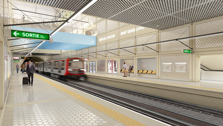 ttransithub's tweet image. Lyon 🇫🇷

Metro line B extension

It&apos;ll go from Gare d&apos;Oullins to Saint-Genis-Laval Hôpitaux Sud with Oullins centre in between (2 new stations), extending the network by 2.4 km in 2023.

bit.ly/2WgpcXr

📸 AZC - Atelier Schall