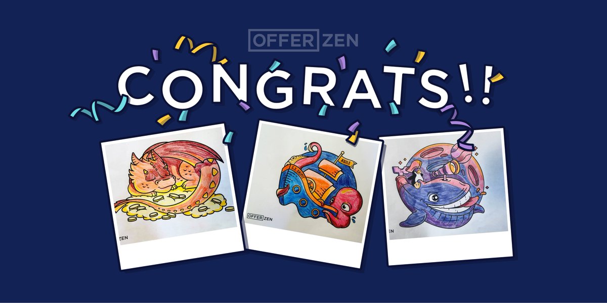OfferZen's tweet photo. And for our big kids, we've chosen @roch_ux and @MrGreen9220! Wow, Rochelle, you were awesome colouring in almost every character and Mr Green, your entries were on point👌Check your inbox for a DM from us to get your details 😁 https://t.co/IAErlD51od