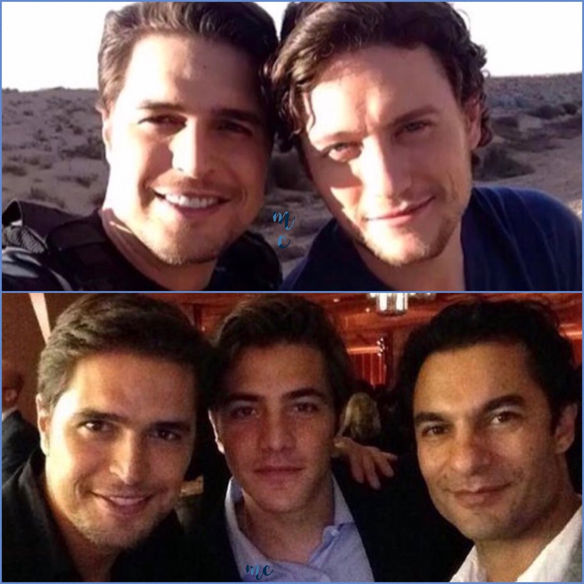 coryNY413's tweet photo. 🌟FBF🥰Wishing to see these talented gorgeous friends together again🌟 @D_Morgado with @DarwinShaw (@bibleseries @SonofGodMovie #solummovie) @RealJonFletcher (@CWTheMessengers ) @AlbertoFrezza (#excuse) 🥰 #diogomorgado #SLXProductions 🌟 repost my collage, pics from Diogo &amp; Jon. https://t.co/l17LS9gZDY