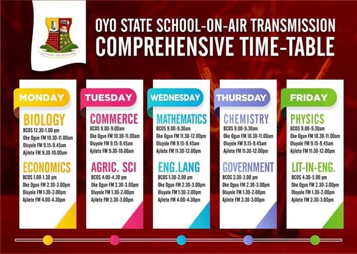 samoloye_4's tweet photo. @toniageorge4re4 @FeedbackOYSG As part of the initiative, each student in Oyo State can access 500Mb free data daily. And those who do not have devices to access the Internet can watch the daily lectures on the television or listen to the programs on the radio. https://t.co/uHsJYyired