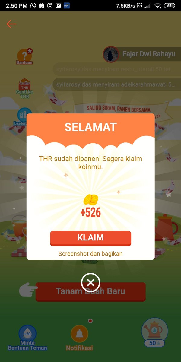 fdrdewifajar's tweet photo. #ShopeeTanamTHR10M https://t.co/NKFylx26Wx