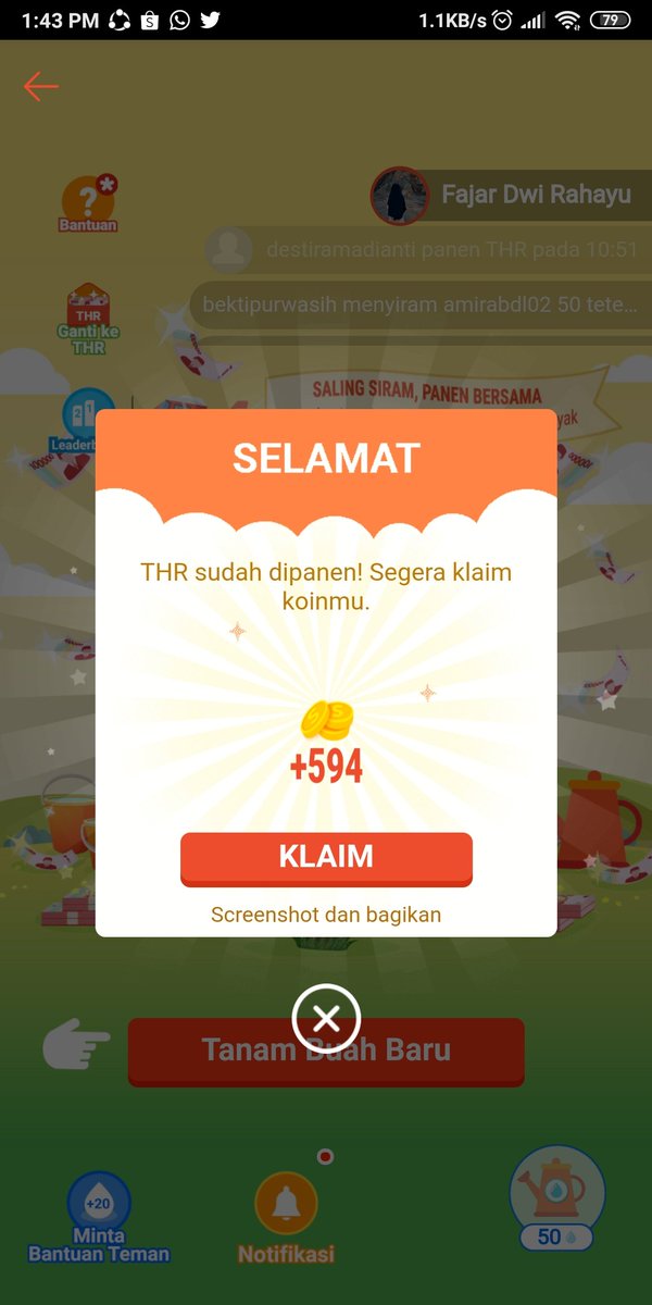 fdrdewifajar's tweet photo. #ShopeeTanamTHR10M https://t.co/MS65WlFSB7