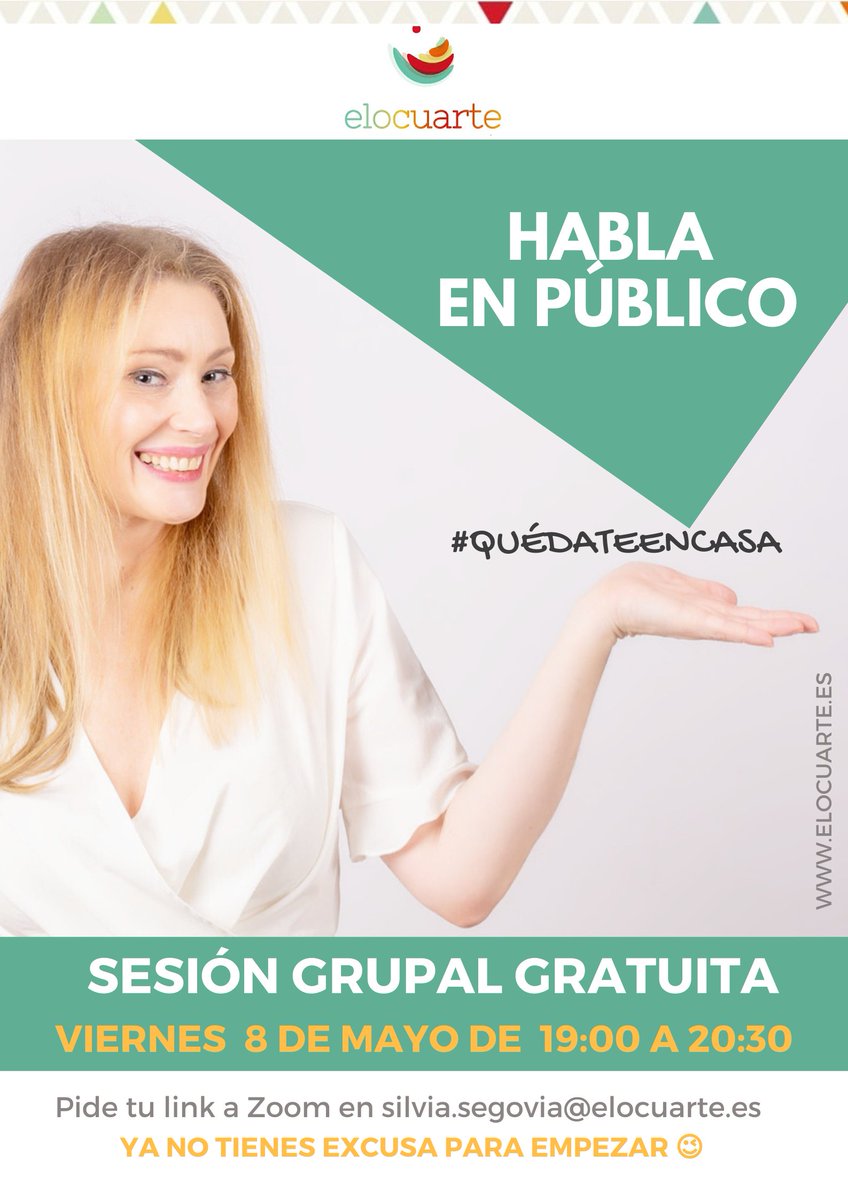SilviaSegoviaP's tweet photo. ¡Ya no tienes excusa para empezar a mejorar tus habilidades comunicativas ante el público!

Escribe «CGE» a silvia.segovia@elocuarte.es y te envío el link a Zoom.

https://t.co/tD7cVm11Dn

#elocuarte #hablarenpublico #comunicacion #marcapersonal #oratoria #hablarantelacamara https://t.co/5FnL9xE4TL