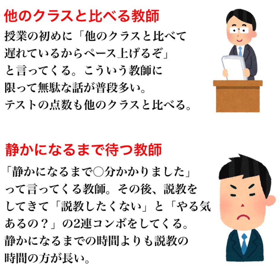 あなたの学校にもいる？学校にいた教師達をまとめwww