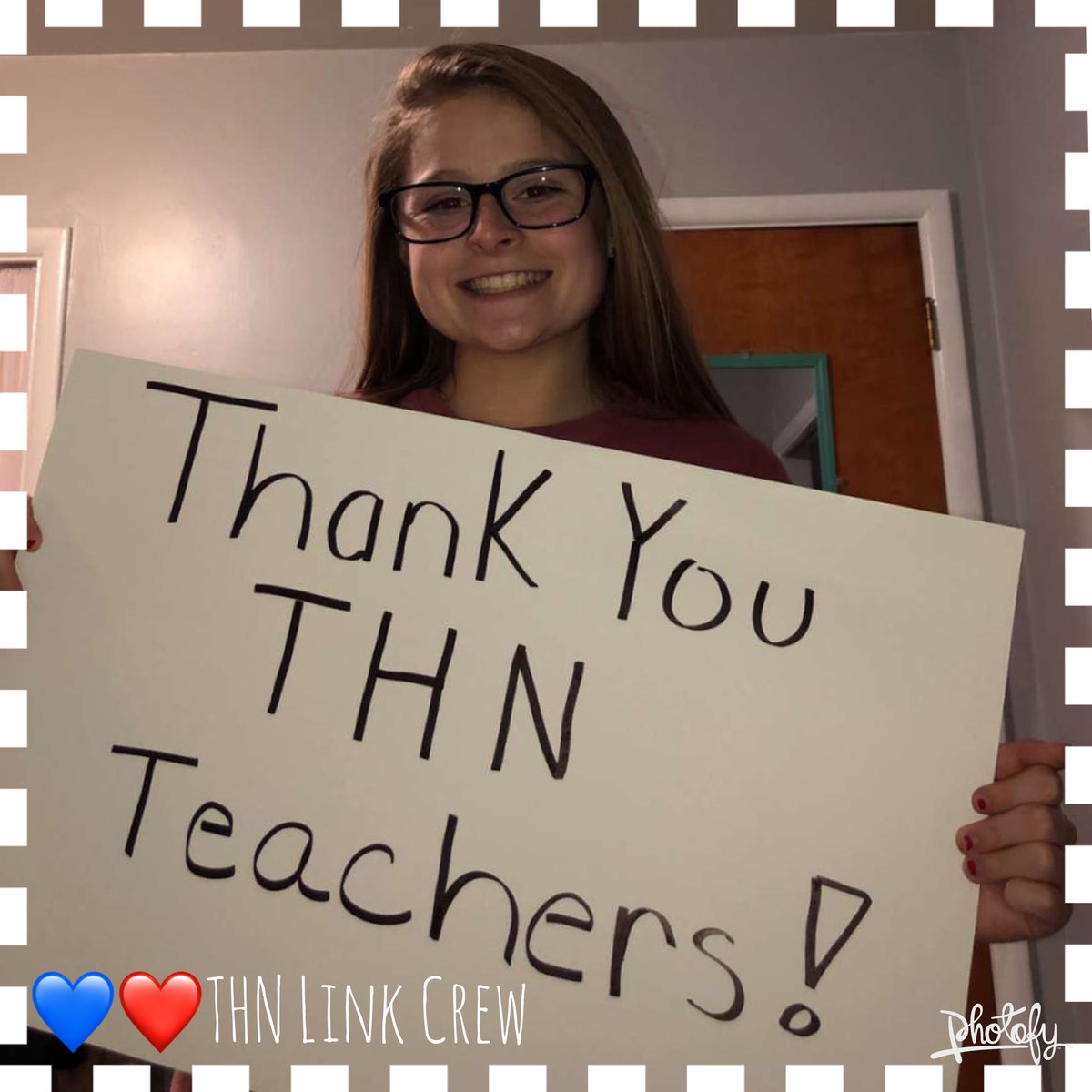 THNLinkCrew's tweet photo. Thank you THN Teachers for being awesome and helping make THN fantastic! Link Crew appreciates you and all you do for our Patriot family. #linkcrew #boomboom #weloveourteachers https://t.co/4oqQHUtqy0