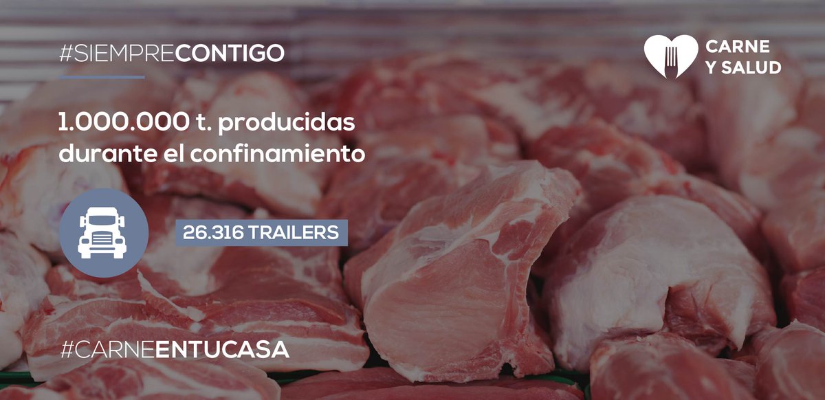 FGCarnico's tweet photo. 🛒Durante el confinamiento, el sector cárnico ha llevado a las tiendas y supermercados 1 millón de toneladas de productos.

Más información: https://t.co/rrZluvxkuU https://t.co/P2IHLx0R1B