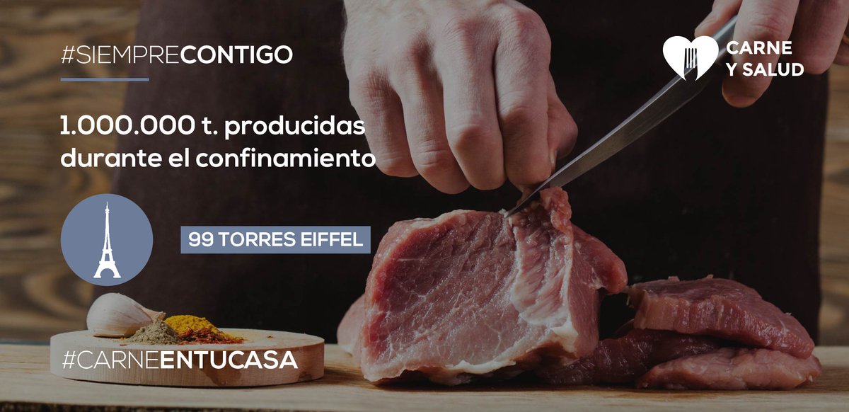 FGCarnico's tweet photo. 🛒Durante el confinamiento, el sector cárnico ha llevado a las tiendas y supermercados 1 millón de toneladas de productos.

Más información: https://t.co/rrZluvxkuU https://t.co/P2IHLx0R1B