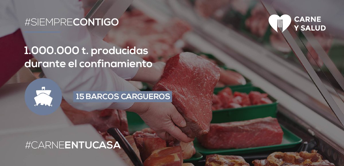 FGCarnico's tweet photo. 🛒Durante el confinamiento, el sector cárnico ha llevado a las tiendas y supermercados 1 millón de toneladas de productos.

Más información: https://t.co/rrZluvxkuU https://t.co/P2IHLx0R1B
