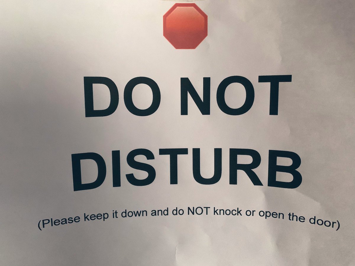 ibrahimjackson's tweet photo. Put a Focus System in place to boost productivity. Under direct orders from my boss (Mrs. Jackson), I put up a Do Not Disturb sign, when on calls or handling a complex issue, to manage expectations regarding my availability.
#infographic #QuarantineLife #WorkIsWhatYouDo #helpful https://t.co/7FwU6OFmWt