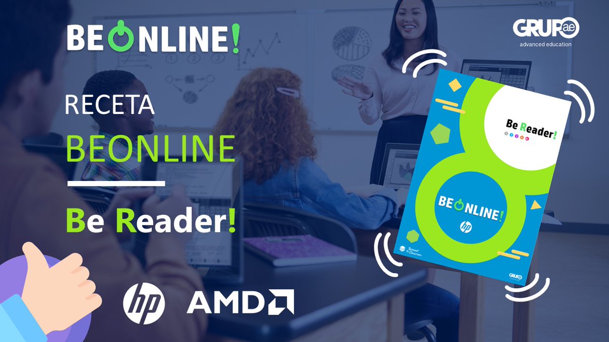 HPAmCentral's tweet photo. ¿Quieres tener una guía para tus clases online? Dale una mirada a esta secuencia didáctica para fomentar el hábito de la lectura #BeReader https://t.co/mKcoWnT7hq
Únete a #BeOnline de HP America Central @AMD y descubre todas nuestras ideas https://t.co/eRyk9C3529 https://t.co/aucBRyYRiX