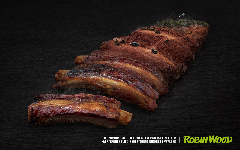 robin_wood's tweet photo. Last but not least: das dritte Motiv, die Ribs, ebenfalls nochmal herangezoomt dargestellt, um die erschreckenden Details in den Vordergrund zu rücken. Mehr unter https://t.co/tISNQ1XBlB
#hungryfordestruction #jedeportionhatihrenpreis #waldzerstörung #meatismurder https://t.co/6kbJi9WsCw