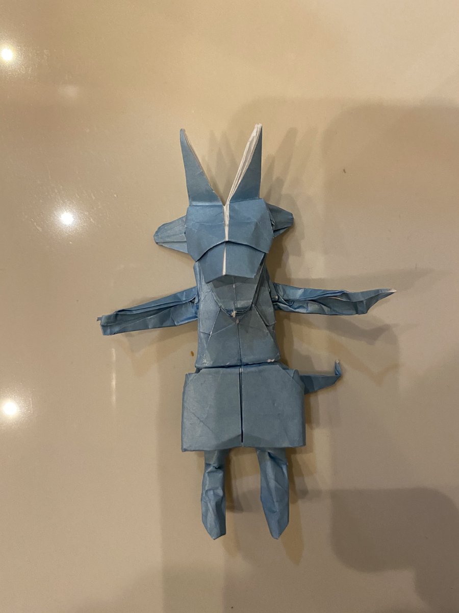 らま ポケモン折り紙 ささみ Sasami Poke さんのルカリオ 同じポーズとらせたかったけど無理でした 今度はちゃんとした紙で折ってしっかり仕上げします T Co Tsr8fzk0wg Twitter