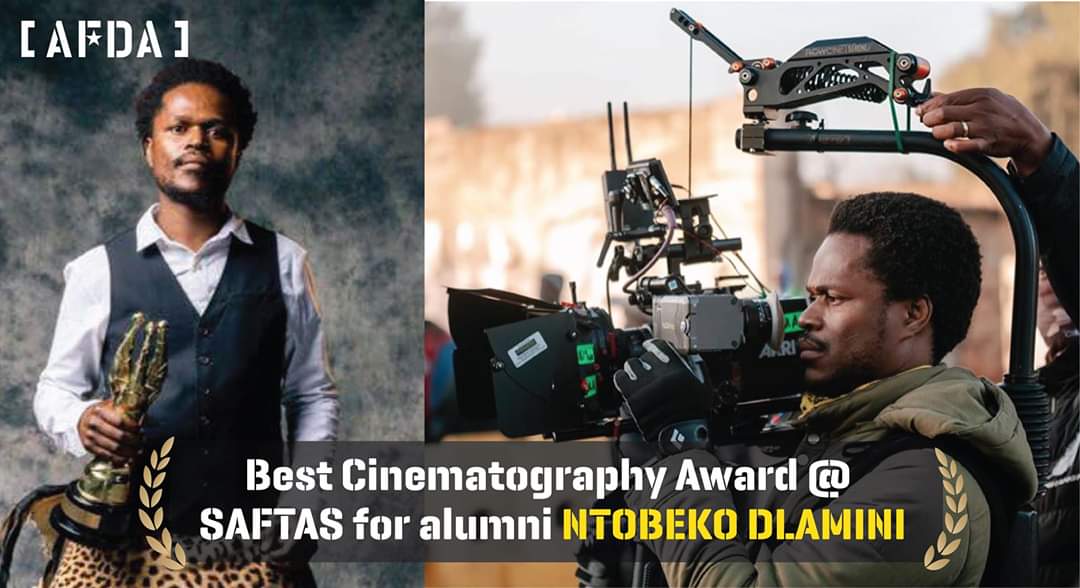 afda_co_za's tweet photo. 🔥🏆Second SAFTA award for AFDA alumnus Ntobeko Dlamini 🏆🔥

Read full article on our link: https://t.co/nzCX9UCfcI

#AFDA #SAFTAs14 #safta2020 #friday #featurefriday #FridayLituations https://t.co/qkBBOO1ont