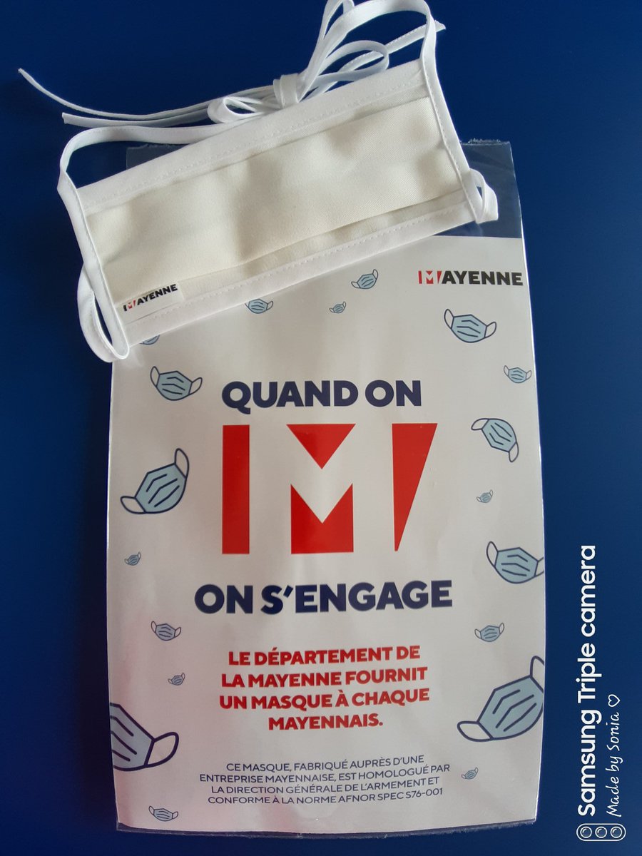 soniadenis053's tweet photo. M comme @lamayenne , M comme Merci ! 🙏 Voilà c'est fait !
Élus (anciens ou nouveaux) & volontaires en pleine action de distribution des #maymasque 😷 ce matin du #8Mai2020 à tous les foyers de #parnesurroc
#lesmayennaissontremarquables lutte contre le #Covid_19 👍 https://t.co/OlNNyWklEj