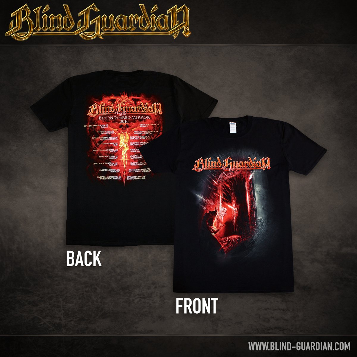 blind_guardian's tweet photo. Have you seen our BEYOND THE RED MIRROR TOUR 2016 Shirts?

Available in our EU-Shop!
⁠
https://t.co/b4Viq5Zn4l
⁠
#blindguardian #eustore #onlinestore #merchandise #merch #clothing #bandshirts #prettycoolstuff #europeanstore https://t.co/jD5ztwnvhO