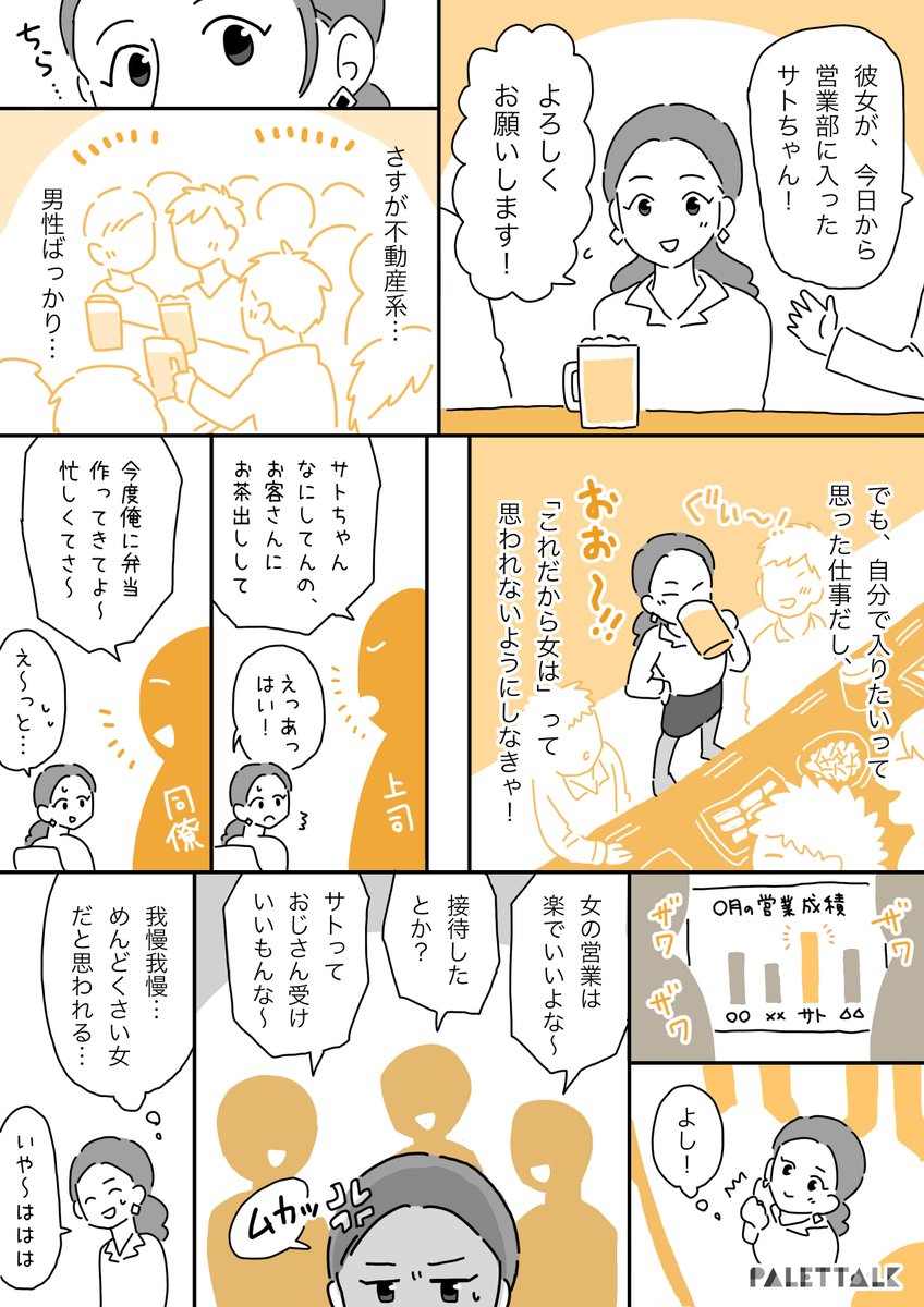 音声データ読み上げが可能な代替テキスト入りの漫画はこちらになります。

#パレットーク 