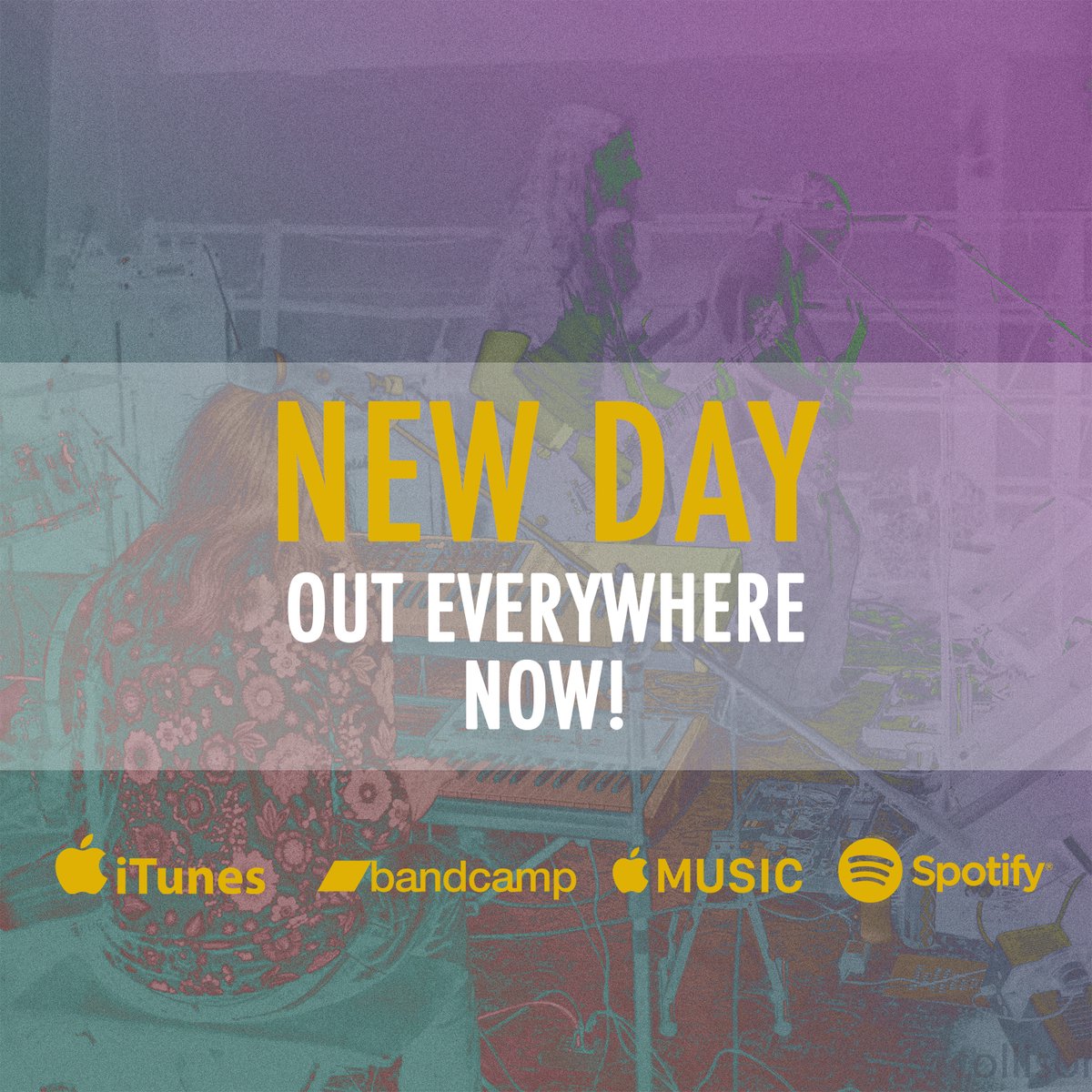 Our new single 'New Day' is out everywhere now!
Check it out and share it around. Let us know what you think. Link below. ampl.ink/Zvbbn 

#newmusicfriday