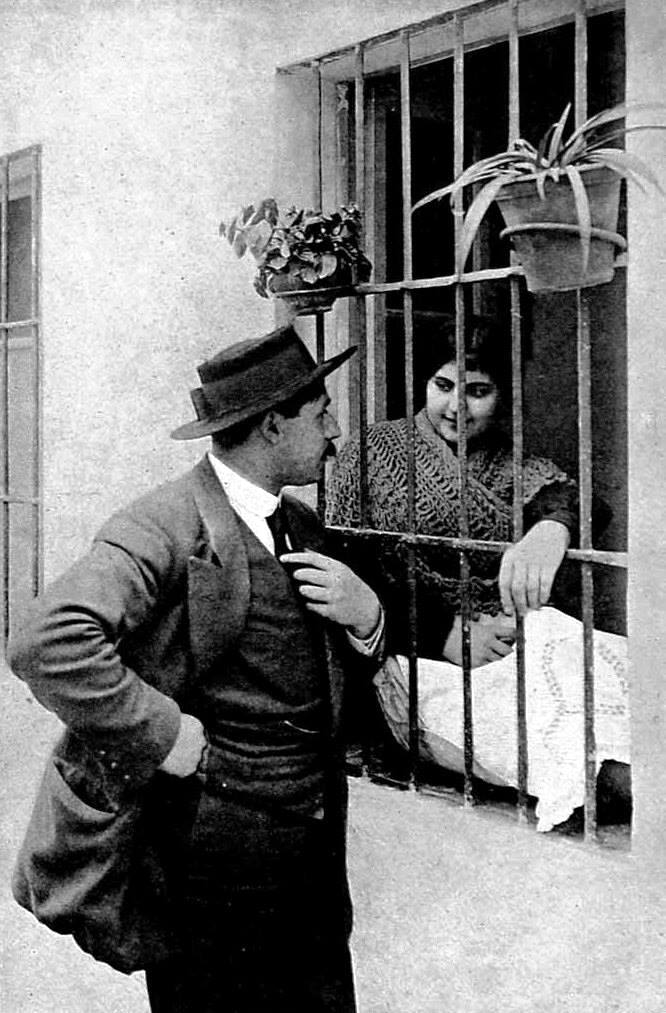 Sevilla Insólita on Twitter: "Pelando la pava, escena costumbrista. Año 1920.… "
