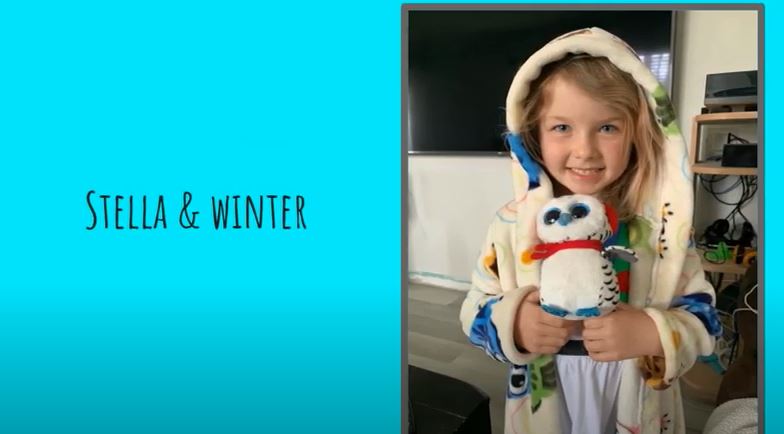 PCT_HPE's tweet photo. Our K classes connected by sharing their stuffies with each other! #virtualhugs for everyone! #HPEDSBtogether #HPEatHome https://t.co/LLE4UMnNAO
