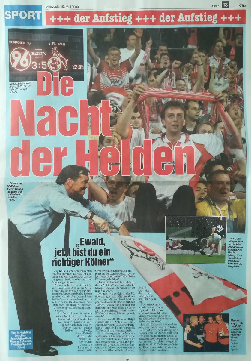 generation_dsf's tweet photo. Aus dem Hintergrund müsste #Voigt schießen... Voigt schießt... #Aufstieg! - #Heute vor 20 Jahren feierte der #effzeh seinen ganz persönlichen #TagderBefreiung. Dem folgte eine lange #NachtderHelden am #Geißbockheim. 🔴⚪🔝
#fcköln #hannover #aufstieg2000 #widderdo #gänsehaut https://t.co/UHMYjnV7Tj