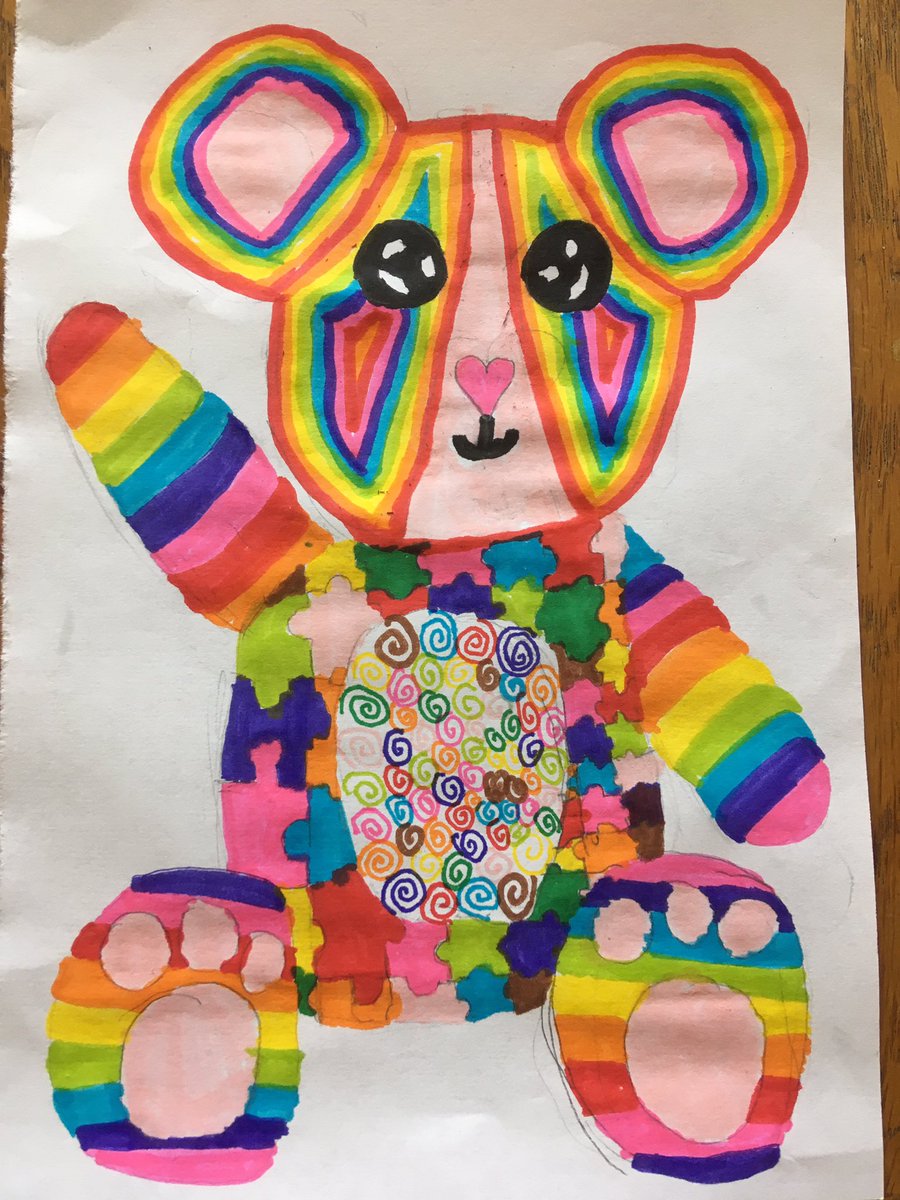 Sickleft's tweet image. #DesignYourSuperBear Rosie Phillips age 10