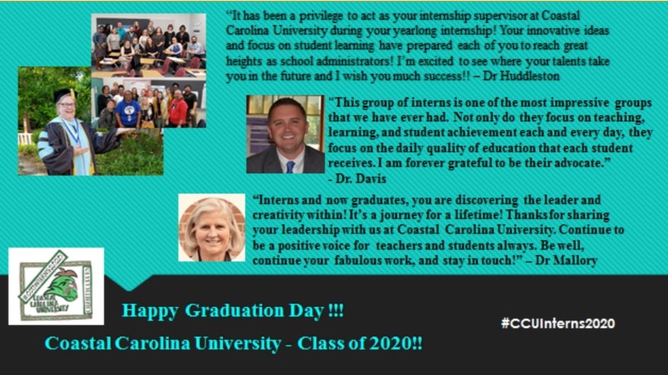 BetsyHuddleston's tweet photo. Graduation Day at Coastal Carolina University! https://t.co/n3VBfTWLsP