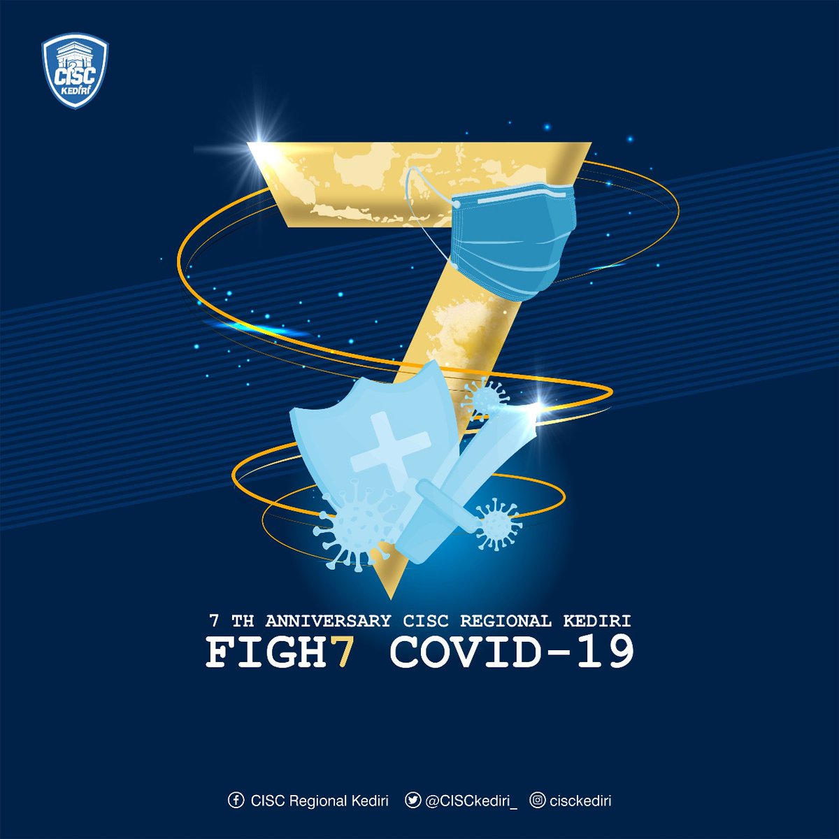 Happy 7th Anniversary to us 🎉
Semoga keadaan cepat membaik agar bisa melakukan kegiatan nobar maupun kopdar bersama sama lagi 😇
#ThisisCISC 
#CISCKediriHORE