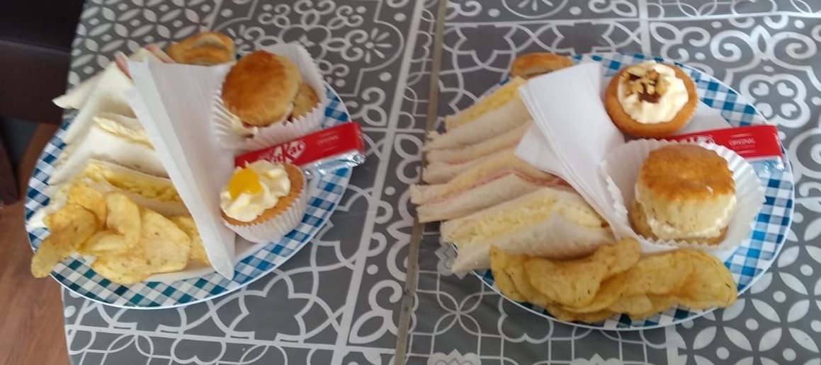 Some of our homemade treats for our residents #VEDay #homemade #weareNHC