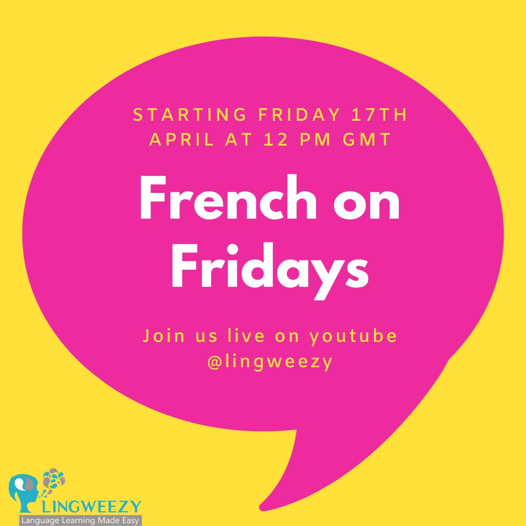 lingweezy's tweet photo. Need 10 mins peace for a cuppa - introduce your children to french. Watch todays class at https://t.co/b15pf4Da76  Make the most of this time - learn something new!
#learnfrench #EuropeDay2020 #trysomethingnew #learnfrenchonline #primarylanguages #mfl https://t.co/zBzL5FyusF