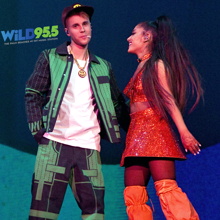 WiLD955's tweet photo. Miss the #WiLD955 Midnight #WorldPremiere of @JustinBieber & our hometown Boca girl @ArianaGrande's new song #StuckWithU? NO WORRIES! Hear it EVERY HOUR...ON THE HOUR...ALL DAY TODAY...on #WiLD955! #Beliebers #Arianators #NewHITSFirst https://t.co/VTNaXDwg7R