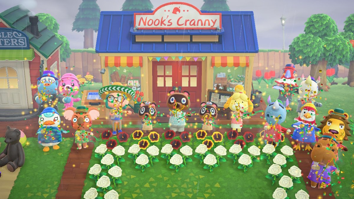 FellowNookling's tweet image. Choosing a new cover photo is hard... #ACNH #groupshots #squadgoals #villagers #islanders #whichonedoichoose #help