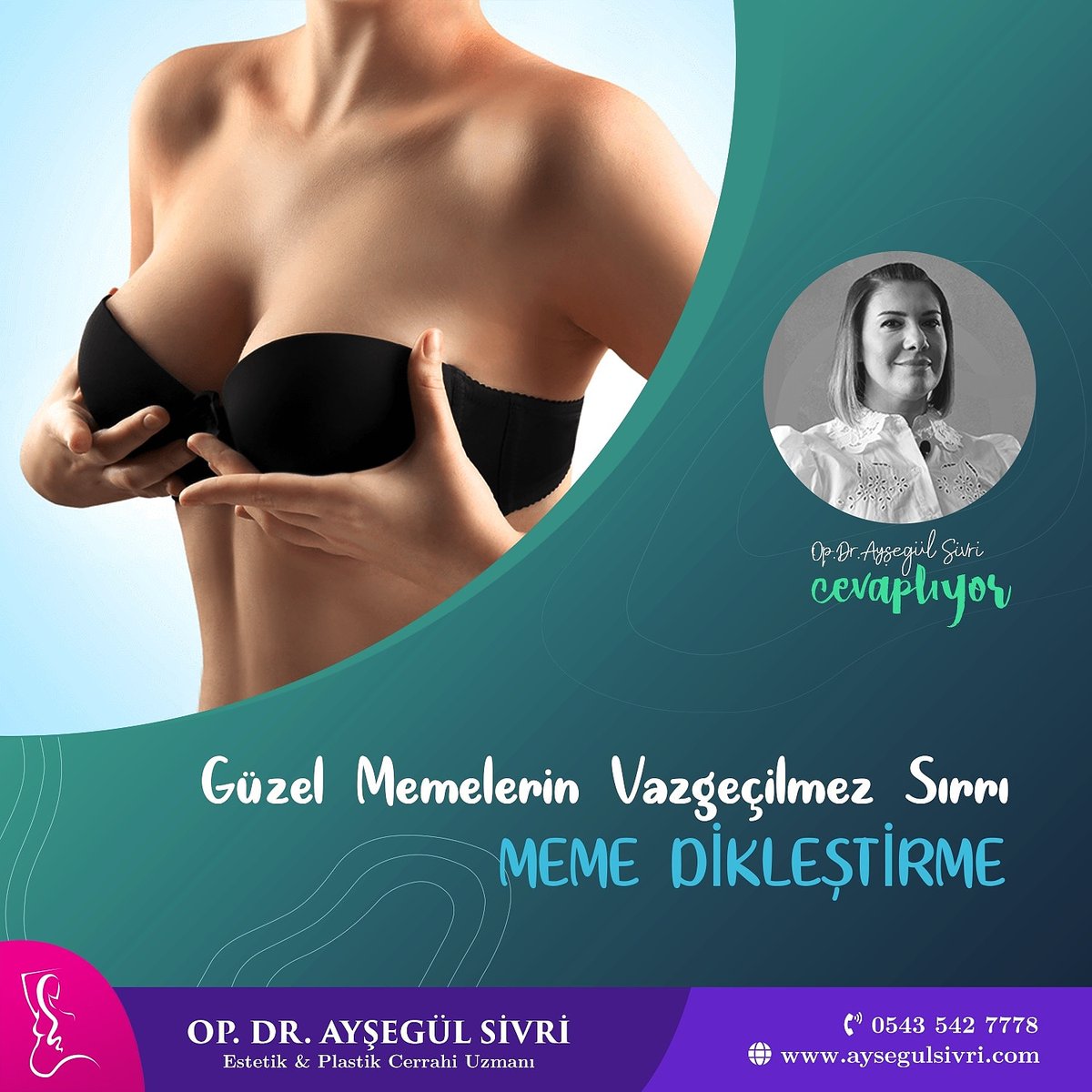 aysegulmd's tweet photo. Meme sarkması için yapılacak ameliyat mastopeksi yani meme dikleştirme estetiğidir. Meme dikleştirme estetiğinde amaç memeye yeni bir şekil ve dik bir form kazandırmaktır.
#memedikleştirme
Detaylı bilgi ve randevu için bize ulaşın:
https://t.co/vROMmYq1r7
+90 (543) 542 77 78 https://t.co/1qIdCMZNiX