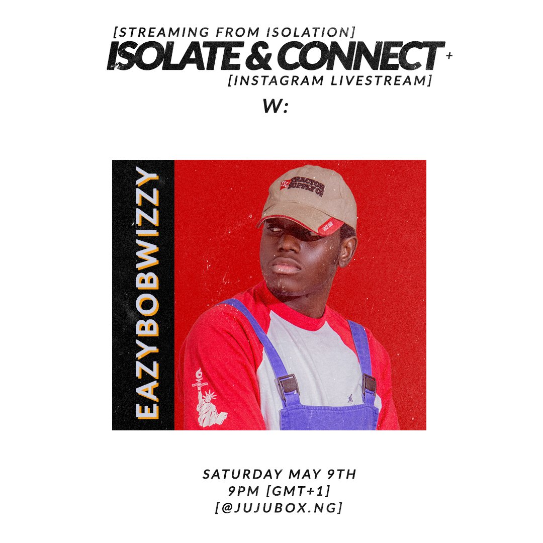 EazyBobWizzy's tweet photo. Going live with @Jujubox_NG on Instagram TOMORROW by 9PM (GMT+1). /// Come through and let's chill! 😁

https://t.co/2EofSFHcL8 
#EBWLive #BreadGang 🍞💜⚡ https://t.co/1q3jxfwU93