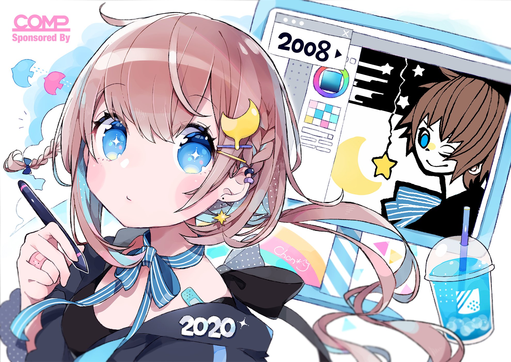 ちょん イラストがグッズになったりvtuberになったりするなんて1mmも考えていなかった能天気な12年前 08 マイペースに趣味を楽しみ続けてきた自分と イラストを見てくださる方々に感謝 ずっと描き続けてきたぞ 昔の自分に一