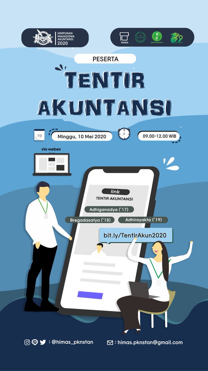 himas_pknstan's tweet photo. Haloooo!! yuk cek yuk cak nama kamu di daftar tentir himas berikut ini😉
________⁣⁣____________________________
Humas, Informasi, dan Komunikasi⁣⁣
HIMAS PKN STAN 2020⁣⁣
📱Line@ : @himas_pknstan⁣⁣
📷 Ig : @himas_pknstan⁣⁣
📩 Email : himas.pknstan@gmail.com https://t.co/ul7UDBVs1M