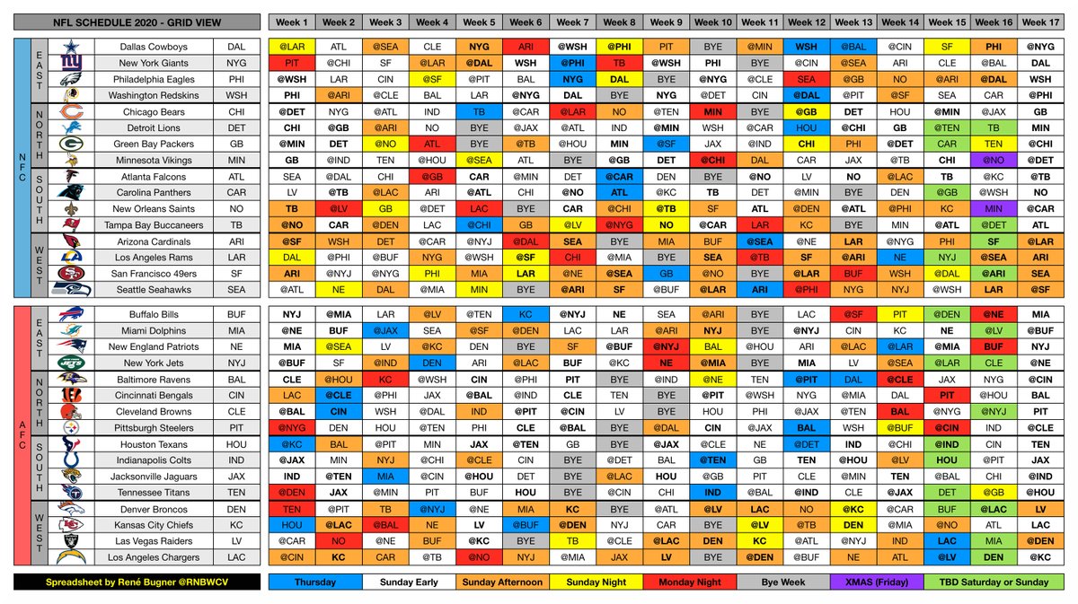 Nfl Schedule 2023 Season Printable Chart Images and Photos finder