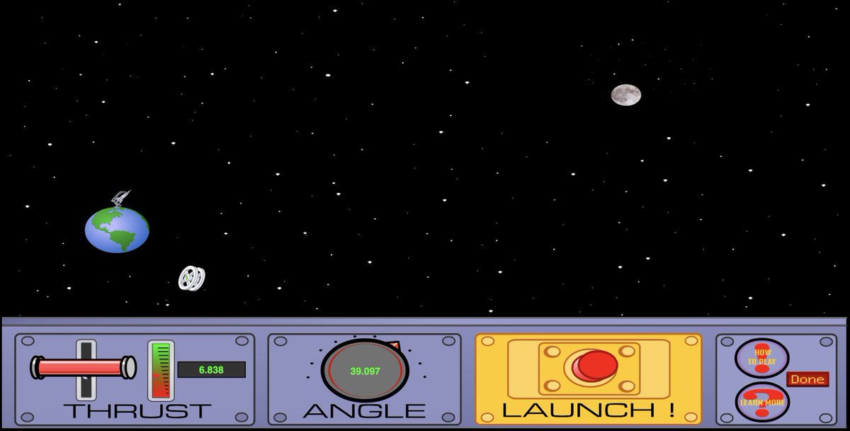 TeachwithALEX's tweet photo. This interactive allows students to launch a rocket from Earth on space missions by controlling the angle and thrust of the rocket. Click on over to check out Gravity Launch!
 #COVID19Resources    #InteractiveFriday

https://t.co/FpM6T5JZs7 https://t.co/ssZYVROjrU