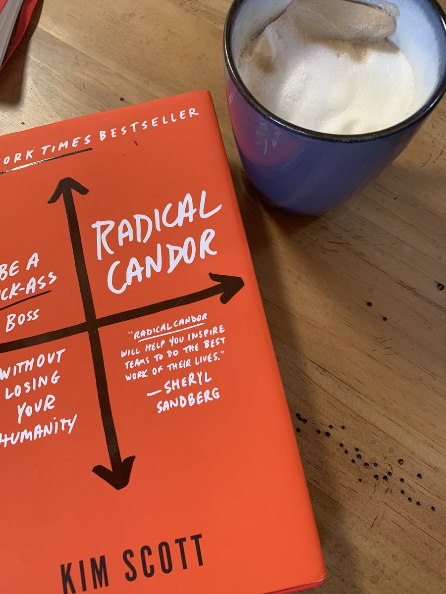 Had to pick this up after <a href="/kimballscott/">Kim Scott</a>  shared her wisdom with <a href="/IBM/">IBM</a> last week during #leadership live with <a href="/debbubb/">Debora Bubb</a> 

🔑 there are two dimensions to good guidance: care personally and challenge directly. 

#radicalcandor