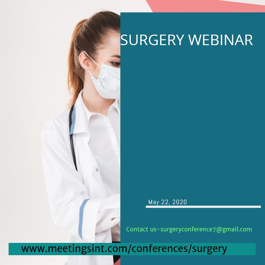 Surgeryevent's tweet photo. #Surgery Webinar
Attend our online conference
Mail: surgeryconference7@gmail.com https://t.co/6u6PIRAATj