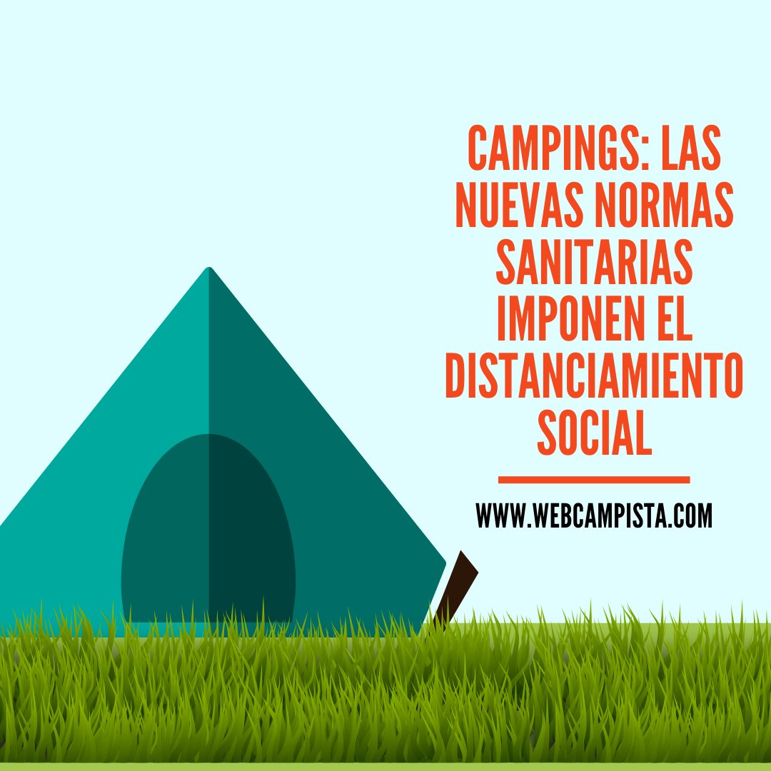 Campings: las nuevas normas sanitarias imponen el distanciamiento social.⛺️
En el siguiente enlace podréis ver las nuevas medidas de protección y actuación que deberán llevar a cabo los campings y que es interesante que el cliente conozca.

webcampista.com/foro/threads/c…