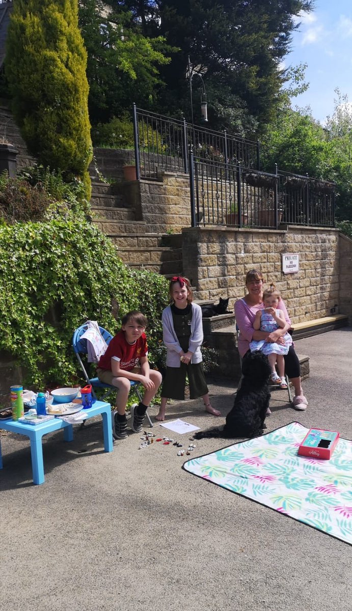 SEAReith's tweet photo. @ShadeYear4 @ShadeYear6 we are ve day ready weather came good too!! Coffee and cake later! https://t.co/XslXbbhJhn