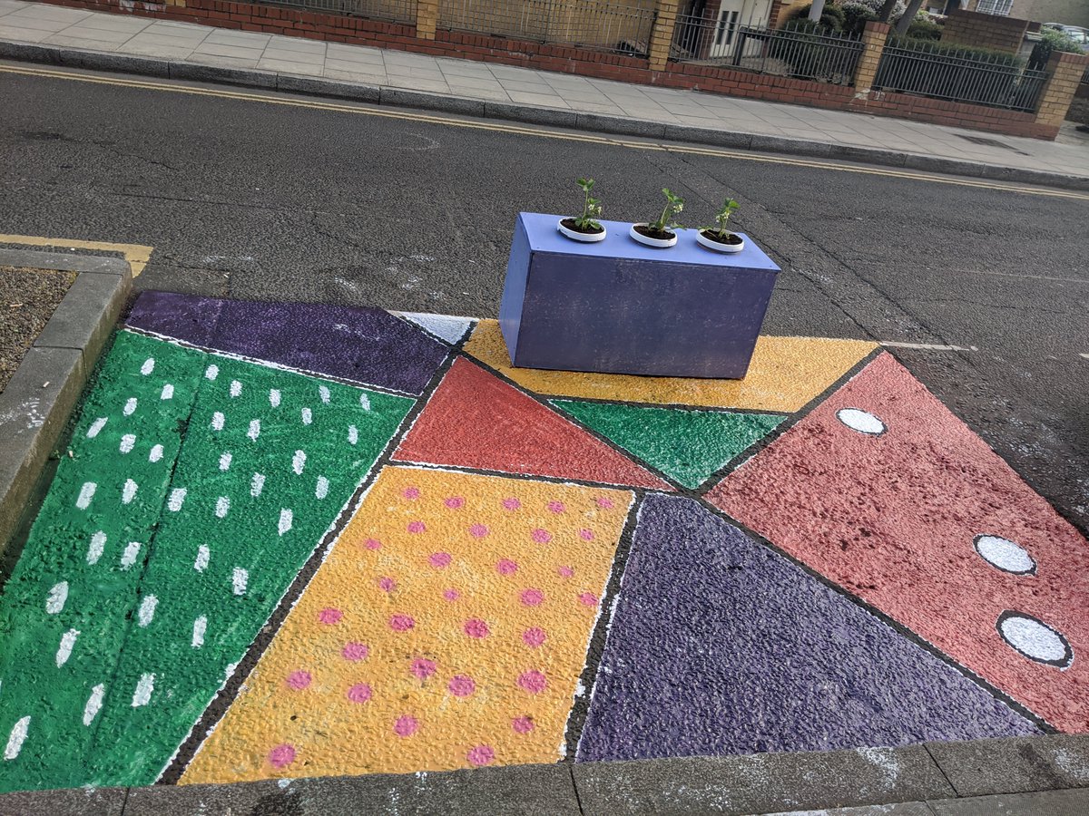 Tact_Urbanistas's tweet photo. Today we've created a pop up #SpaceForDistancing in Hackney Wick outside Frankenbike #cycle shop    so people have more space to wait while their #bikes are being fixed up.

Would be great to see secure cycle parking here.

Stay safe everyone!

#StreetsForPeople @mayorofhackney https://t.co/3OQJ6iG60y